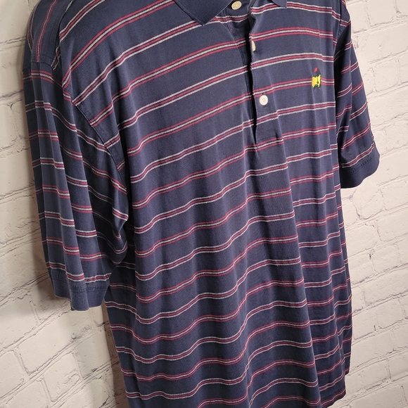 Masters Collection Striped Polo Shirt Large - Picture 9 of 12